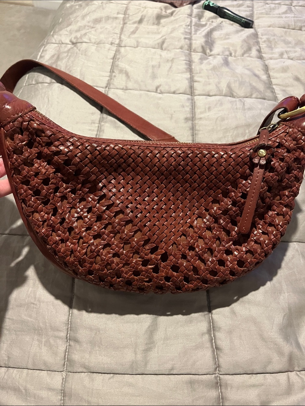 HOBO Hazel sling crossbody woven